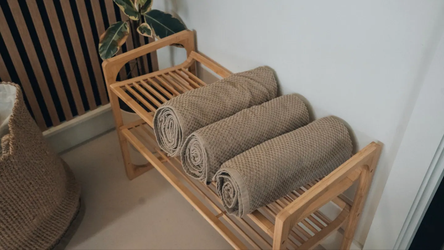 Wellness towels and amenities