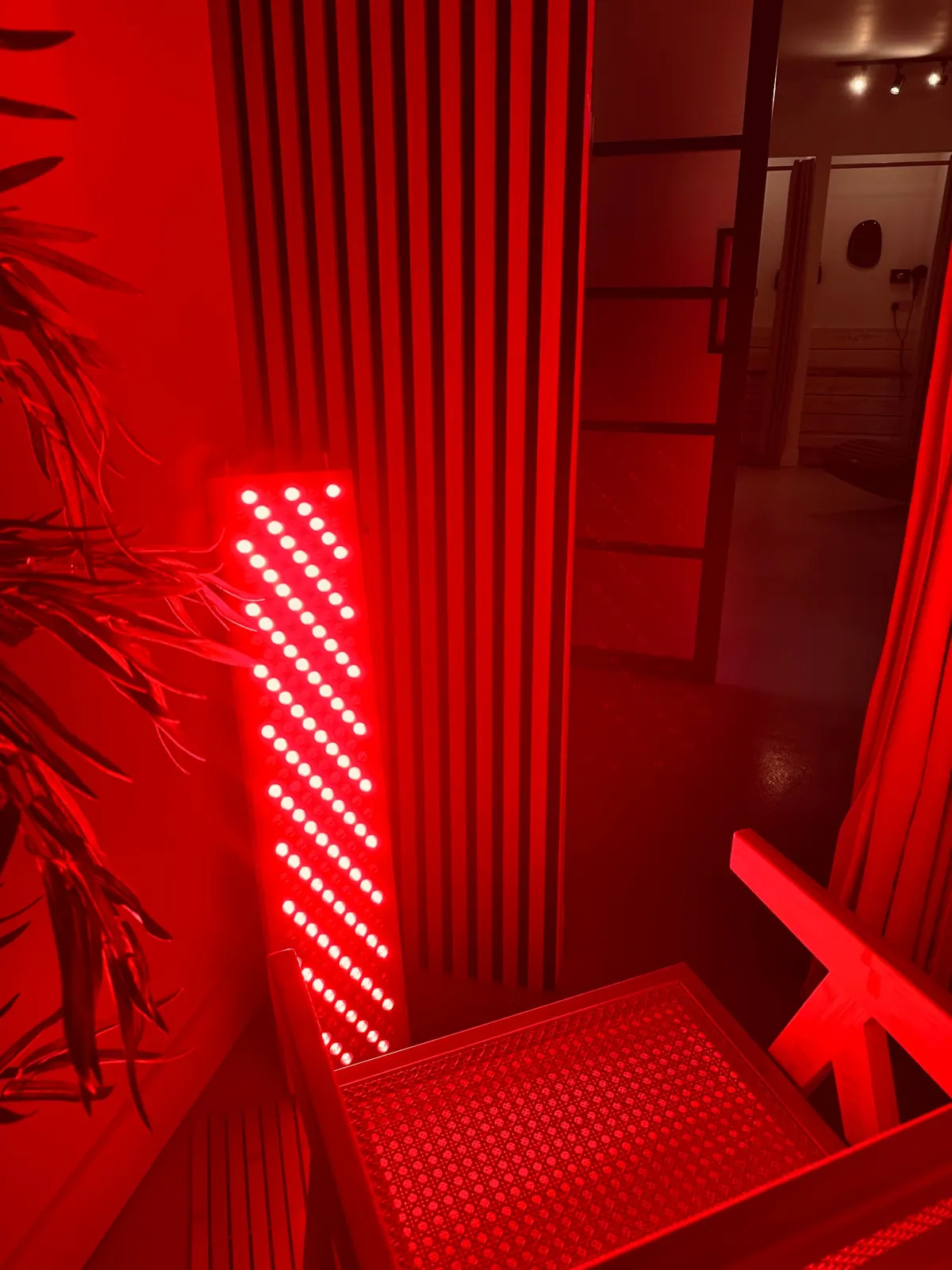 Red light therapy panel at Revitalise Hub